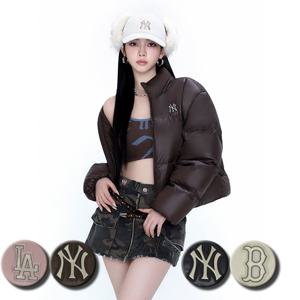 MLB 여성 크롭 커브 패딩 점퍼 (3FDJB2056)