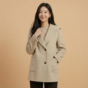 [꼼빠니아]캐시미어 세일러 카라 코트-CW23FA3402004B