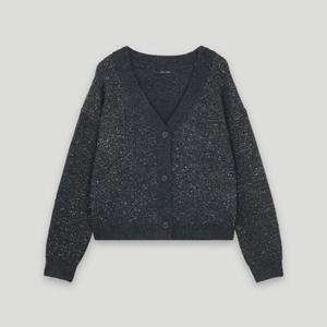 [코데즈컴바인] 브이넥 스팽글 니트 가디건 (CKD-CD391WB)
