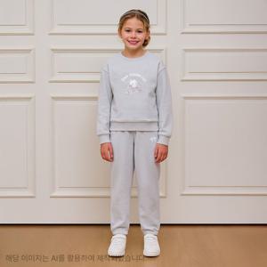 [로엠걸즈(아동)]라운드넥 조거팬츠상하 세트 RGSM258Y1