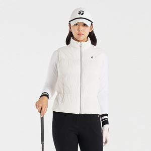 테일러메이드  25FW 여성 베이직 초경량 다운 베스트 TWDVO8701-101