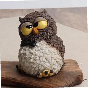 모인눈 신사 부엉이 소품인형