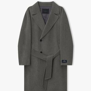 남성 25FW 캐시미어블렌드 오버핏 핸드메이드 더블 벨티드 코트 LLW21693