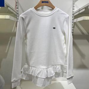 에스핏 HC21 레이어드 프릴  티셔츠 SJZ710FKRT03