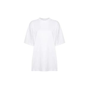 25 FW 발렌시아가 로고 프린트 티셔츠 764235TPVU4 TP432430981