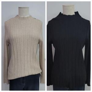 올리비아하슬러 DP01 골지니트 티셔츠 OHDWSW201