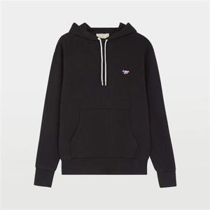 메종키츠네 트리컬러 폭스 패치 남녀공용 후드 티셔츠 AU00307KM