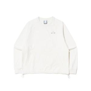 아이더 WOOBY (우비) 여성 우븐 긴팔 라운드 티셔츠_Cream DWU24206W6 282281