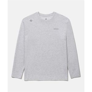 데상트 에어리코튼 긴팔 티셔츠 멜란지그레이(SQ123UTL22) SQ123UTL22_MGRY 301335
