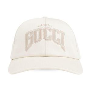 GUCCI 구찌 자수 코튼 야구 모자 (817455 4HBDS 9500)