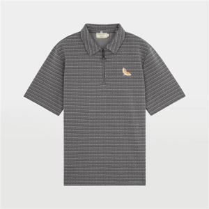 메종키츠네 요가 폭스 남녀공용 하프 집업 반팔 티셔츠 EM00204K