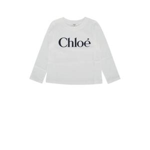 끌로에 키즈 키즈 화이트 긴팔 티셔츠 C20650 117