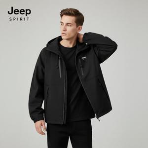 JEEP SPIRIT 기능성 유틸리티 바람막이 블랙 (JSSPJK221)
