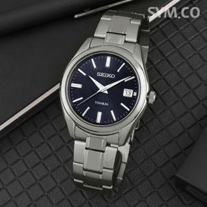 세이코 SUR373P1 사파이어 클래식 정장 아날로그 티타늄 남자 메탈 시계 d