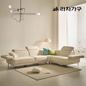 라자가구 카바 헤드틸팅 패브릭 5인 코너형 소파