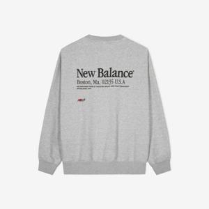 뉴발란스긴팔티 EQS NBNCF41823-AC UNI 에센셜 클래식 레터링 맨투맨 (SEMI OVER FIT)