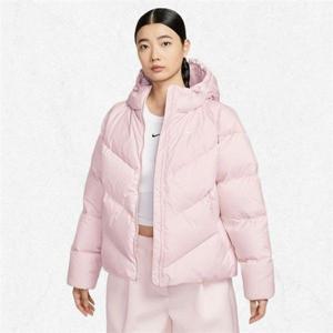 나이키 여성 스포츠웨어 윈드푸퍼 스톰 핏 루즈 후드 다운 패딩 HV5236-667 2500357