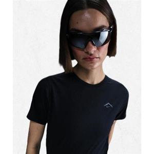나이키 NIKE 트레일 드라이 핏 반소매 러닝 탑 W - 블랙 화이트 HJ2243-010 2387366