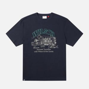 윌슨반팔티 LQC W252003LTS63-MGR [THE COURTS] VACATION 그래픽 티셔츠 UNI