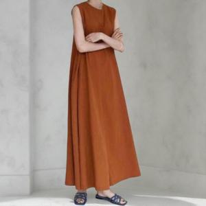 [다잇템]여성 일상복 코지 피서룩 롱드레스