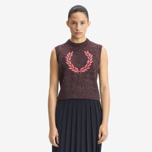 [Womens] 트위스트 말 니트 베스트 - 플라밍고 탄 AFPF2531134-Z15