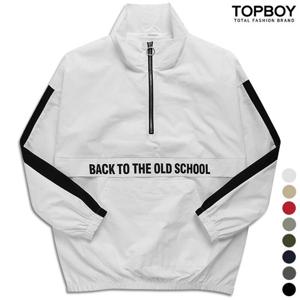 [탑보이][탑보이] 오버핏 올드스쿨 아노락 바람막이 (NS469)