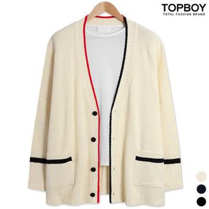 [탑보이][탑보이] 남녀공용 빅 오버핏 가디건 (NL013)