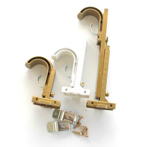 윈테리어 25mm 커튼봉 조절브라켓 세트 대형(120~320mm)