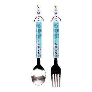 [릴팡]겨울왕국2 입체통통 마스코트스푼포크세트(올라프)/FRO6117