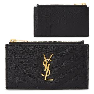 생로랑 마틀라세 프라그망 여성 카드지갑 607915 BOW01 1000