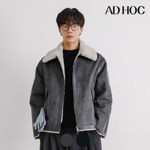 [백화점][애드호크]남성)스웨이드 오버핏 무스탕 HABMU10