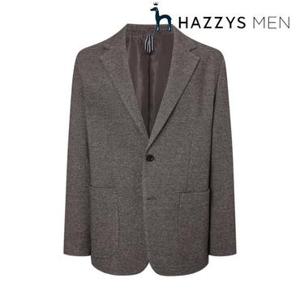 [백화점]헤지스 남성 (HZJA5D341W2)  25FW  CLASSIC 브라운 투톤 울라이크 져지자켓