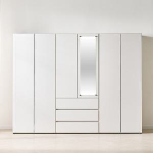 인터데코 8자장롱 키큰장 옷장 240cm TP874 (착불)