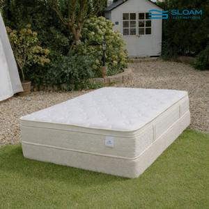 슬로움 허리가 편안한 저상형 파운데이션 침대세트  / 매트리스 포함