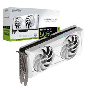 이엠텍 [이엠텍 공식] 이엠텍 지포스 RTX 5060 MIRACLE WHITE D7 8GB