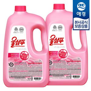 [애경] 울샴푸 중성세제 오리지널 용기 3L x2개