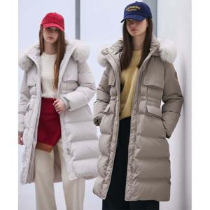 [플라스틱아일랜드] 사가퍼 날개 플랩 롱 구스 다운 (PR4TD161)