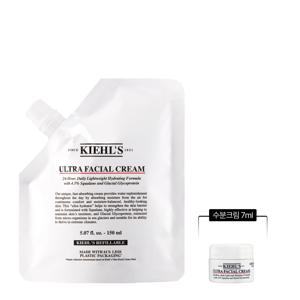 [키엘][2] 키엘 수분크림 리필파우치 150ml 세트 (+7ml 추가증정)