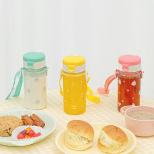 에디슨 프렌즈 흘림방지 에코젠 빨대컵