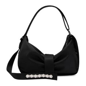 [해외배송][시몬로샤] 자수 슬링 보우 백 BAG199B 0761 BLACK