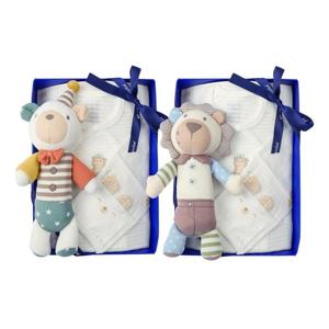 [압소바] 26SS새싹곰오가닉배냇저고리 애착인형 세트 2종택1 (E1A1A10121)