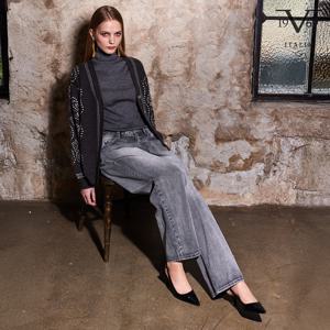 V19.69 ITALIA Classico 루즈 스트레이트핏 데님 팬츠