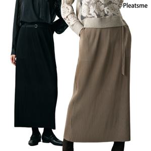 플리츠미 25FW 롱 벨트 스커트 1종
