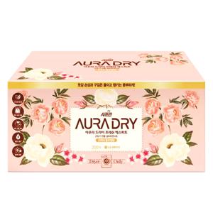 아우라 드라이 섬유유연시트 건조기시트 200매(건조기용) 코스트코