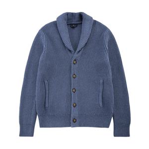 [브룩스브라더스] 코튼 립 숄 가디건 (블루) (BBWCMF8190MES)