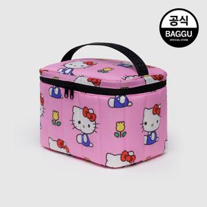 BAGGU 바쿠 퍼피 런치백 헬로키티 핑크