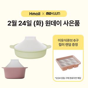 실리콘 올인원 디바이더 이유식 찜기 + 이유식 타진 찜기 (대) 세트