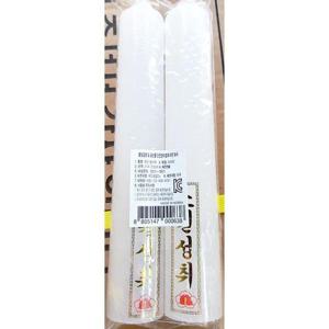 가정용 차례 제사 제수 용품 양초 쌍가락 백색 2p