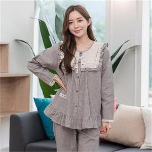 [바풀]CA 0574-14 여성잠옷 순면 상하 파자마 잠옷세트