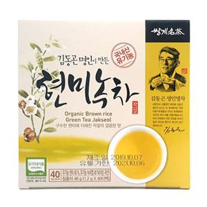 김동곤명차 현미녹차40티백